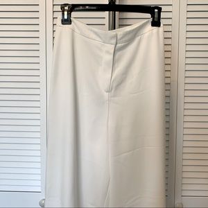 Missguided white wide leg pants